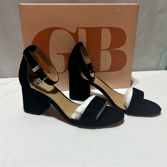NWOT Gianni Bini Black Suede Block Heel - Picture 6 of 14